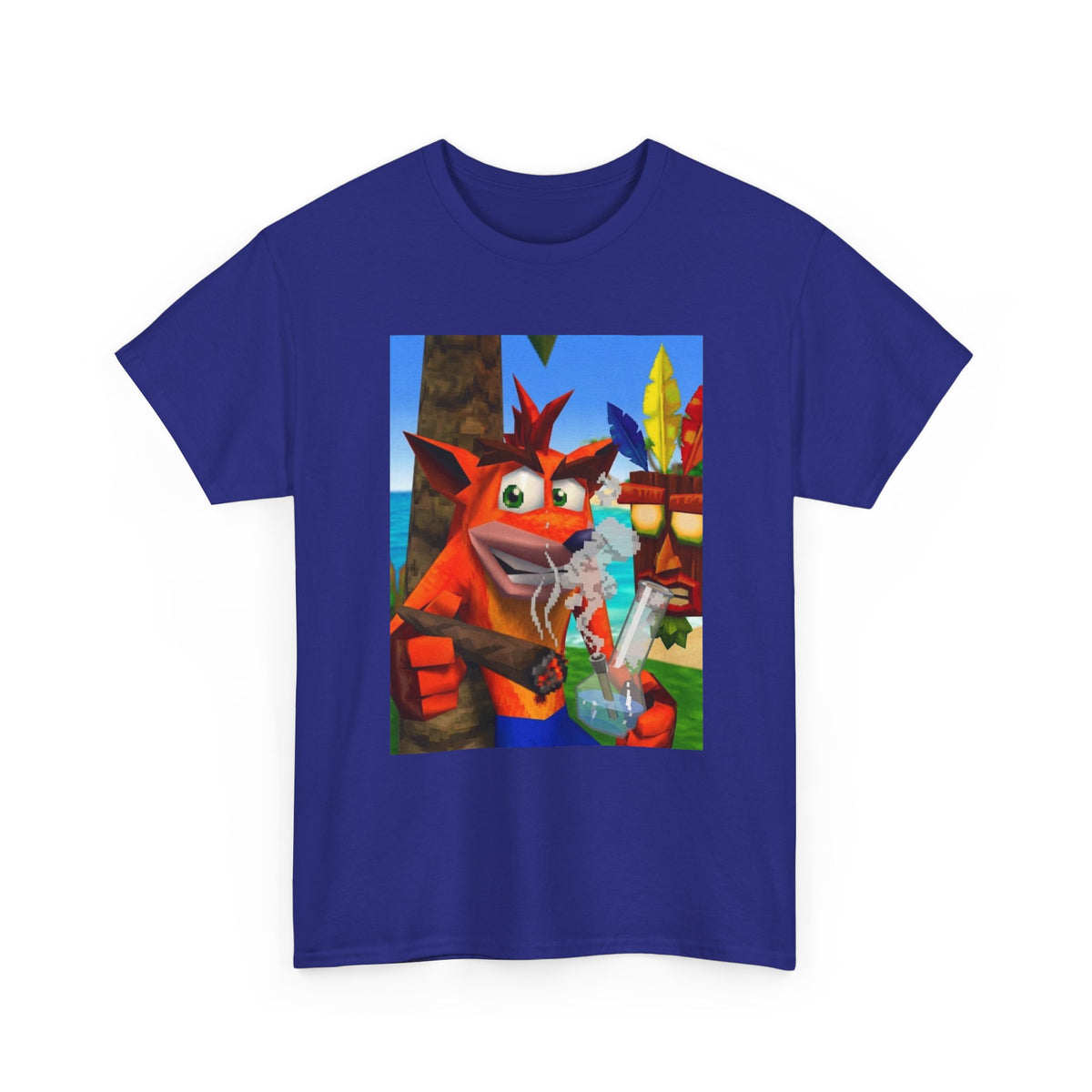 Crash Bandicoot Taking A Hit Tee