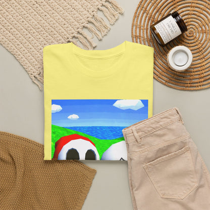 Shy Guy And Boo Flipping Off Tee (Design 5)