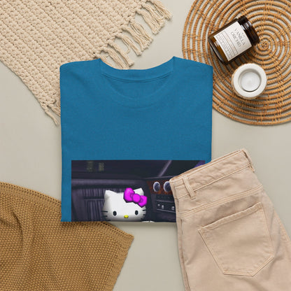 Kitty Pouring Purple Drank In Car Tee