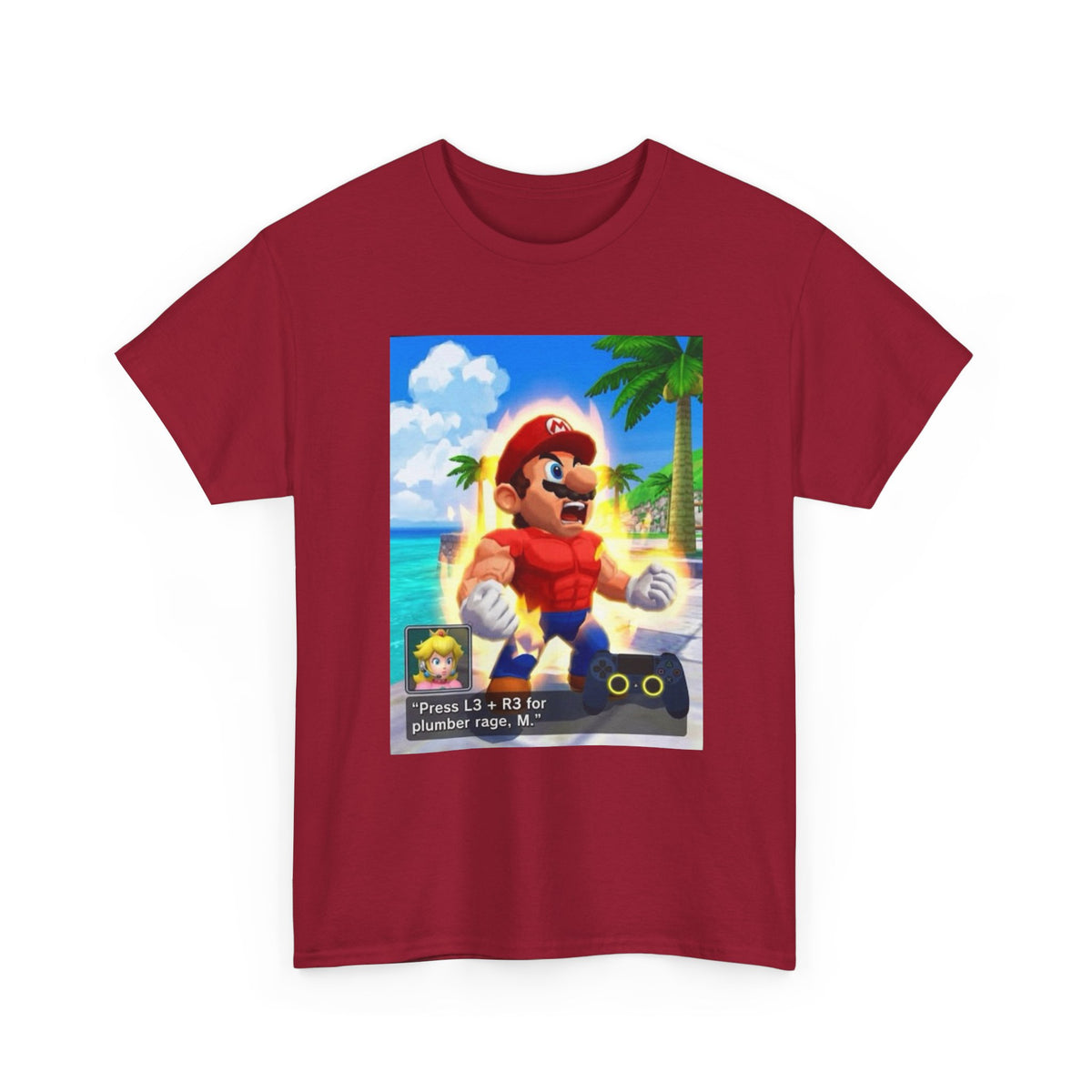 Super Buff Mario Power-Up Tee