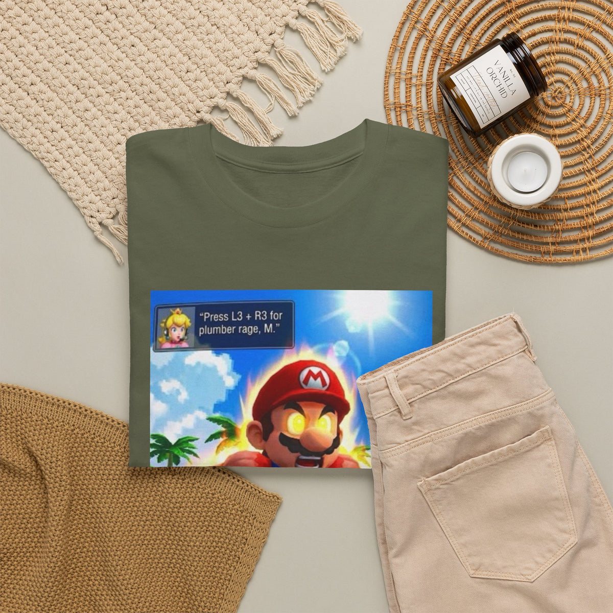 Mario Unleashes Plumber Rage Power
