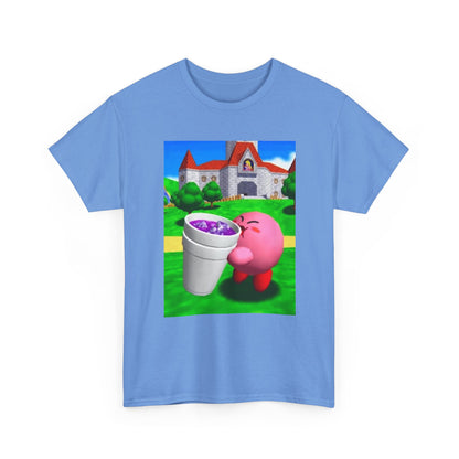 Kirby Sipping Purple Drank In Princess Peach's Castle