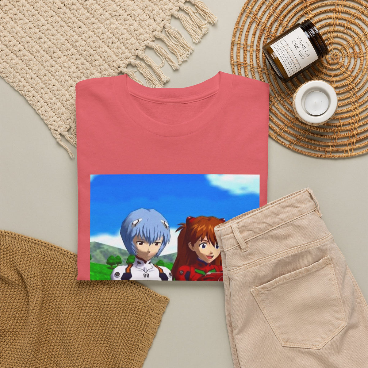 Rei And Asuka Gaming Outdoors