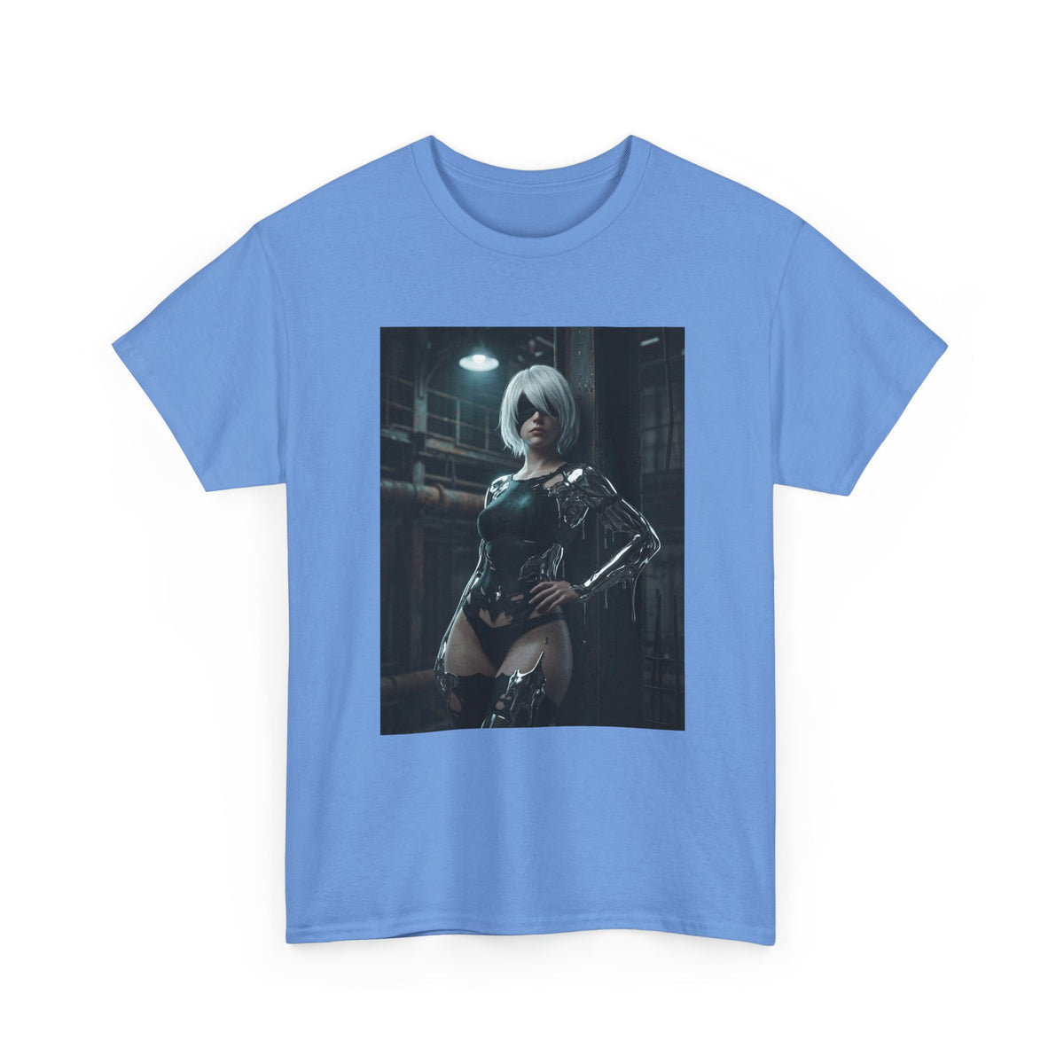 Android In Melted Chrome Cyberpunk Tee