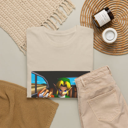 N64 Link Pouring Purple Lean Tee