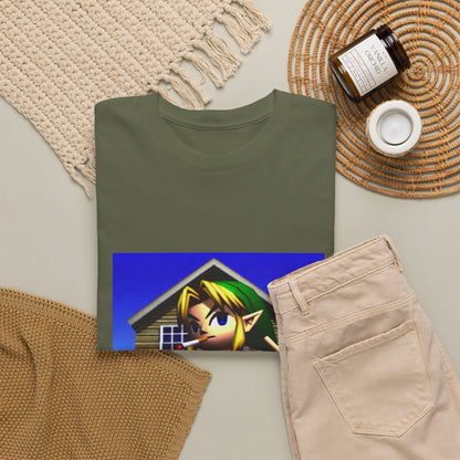 Edgy Hero Smoking And Flipping The Bird Tee