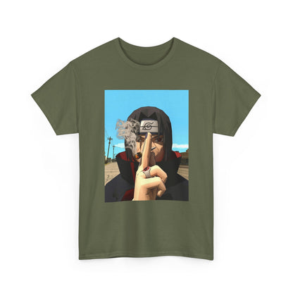 Itachi Uchiha Smoking Cigar Streetwear Tee