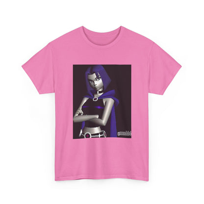 Pixelated Raven Standing Arms Crossed Tee