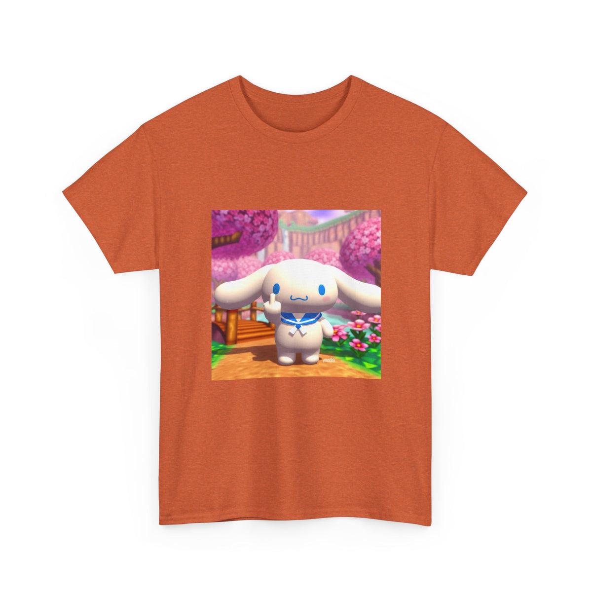 Cinnamoroll Showing The Middle Finger Tee