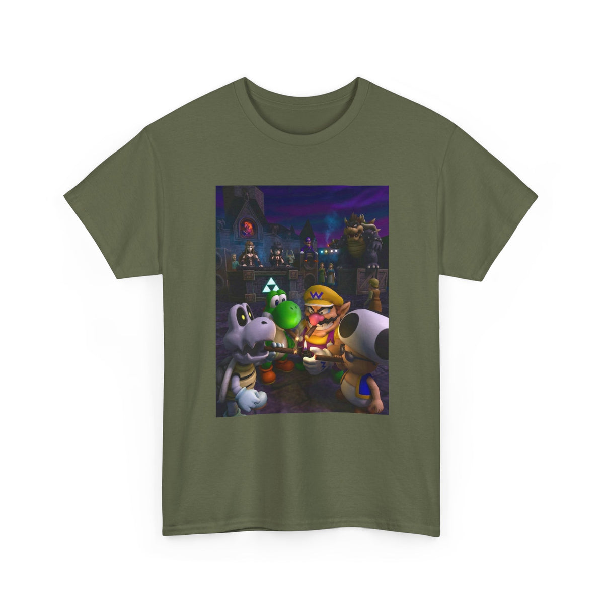 Wario, Yoshi, Toad, Dry Bones Lit Up Tee