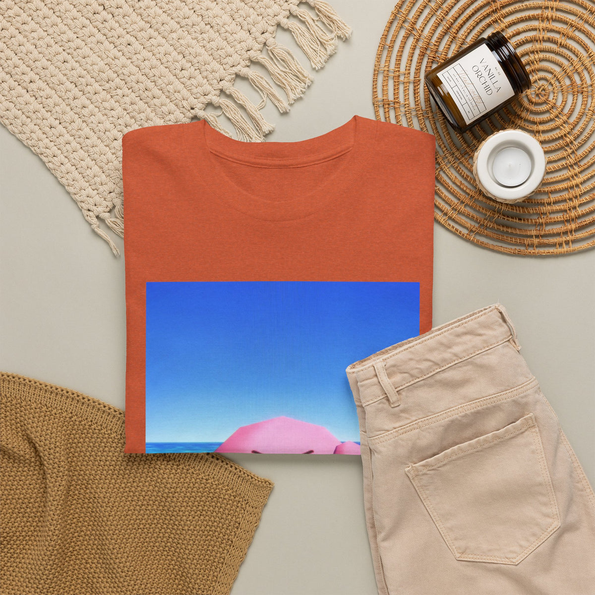 Kirby Flipping The Bird Beach Tee