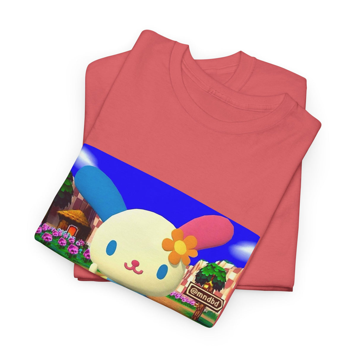 Cute Bunny Giving The Finger Tee