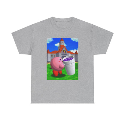 Kirby Sipping Lean At Mushroom Kingdom