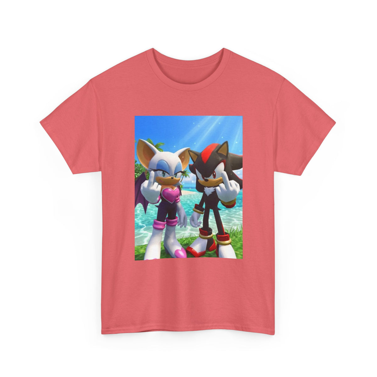 Rouge And Shadow Flipping The Bird Tee (Design 3)