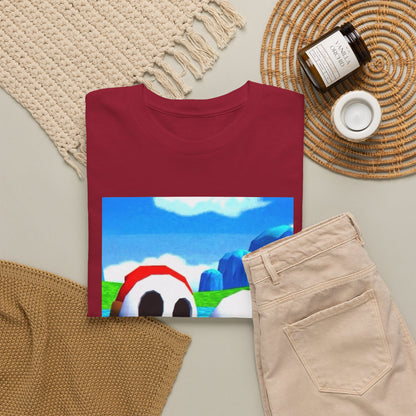 Shy Guy And Boo Flipping The Bird Tee