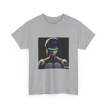 Cybernetic Major Motoko Kusanagi Glitch Art Tee