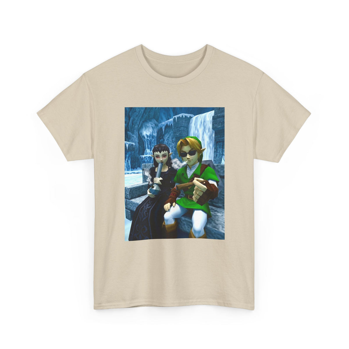 Chillin' Elf Duo Hitting Blunts In The Snow