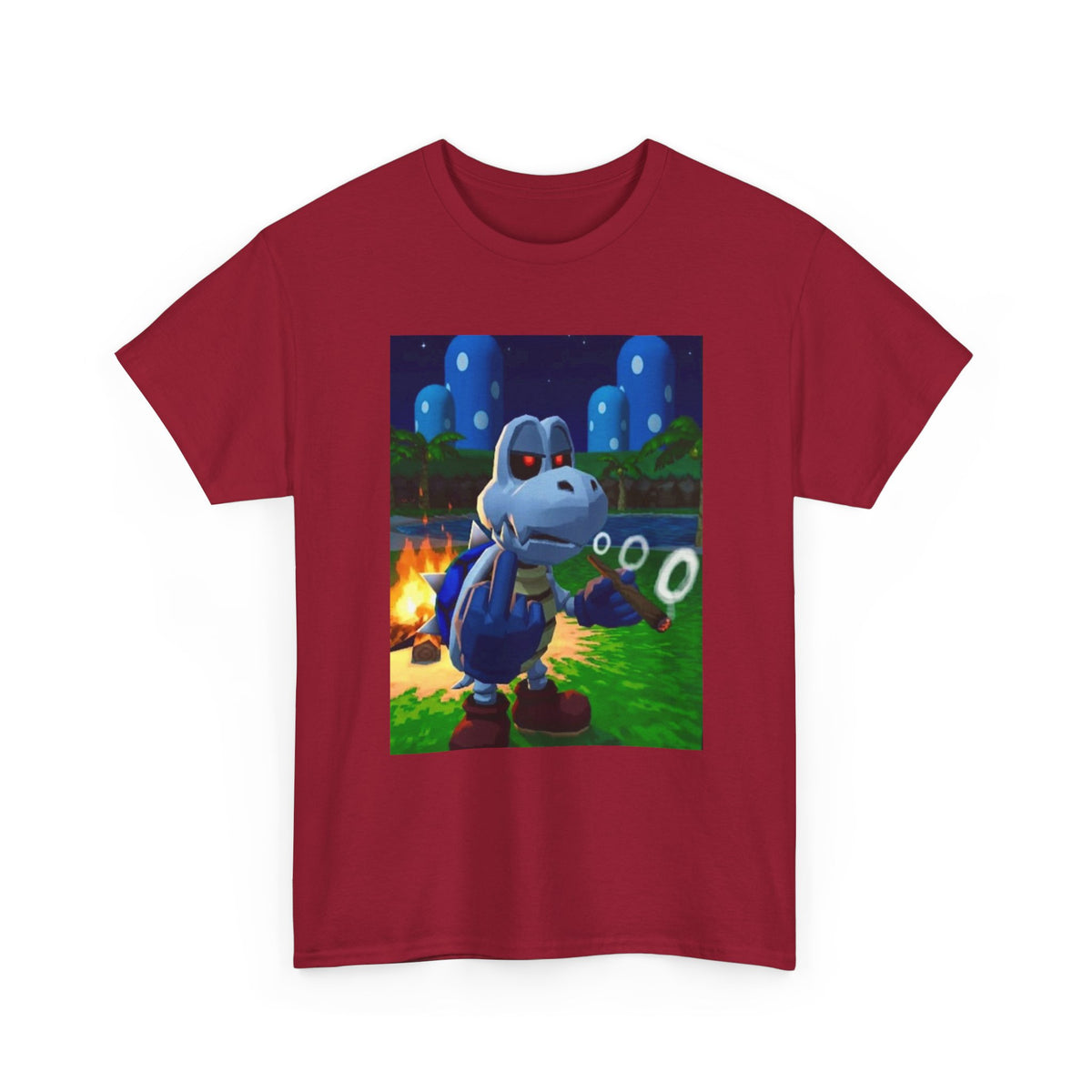 Dry Bones Smoking Blunt Flipping Off Tee