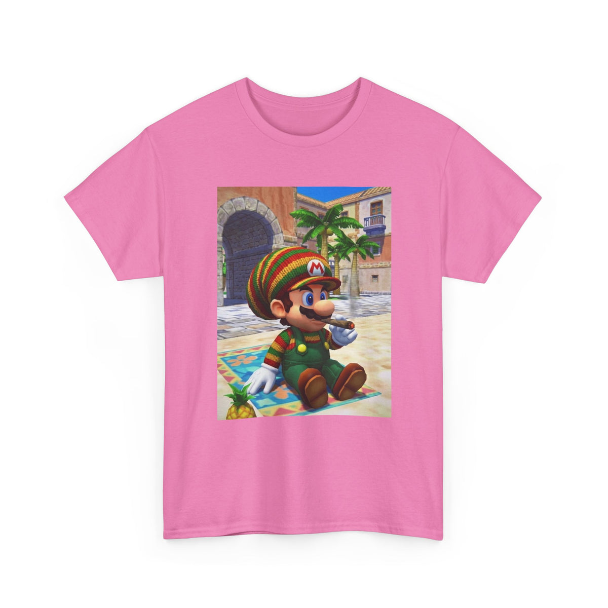 Rasta Mario Chilling With A Blunt