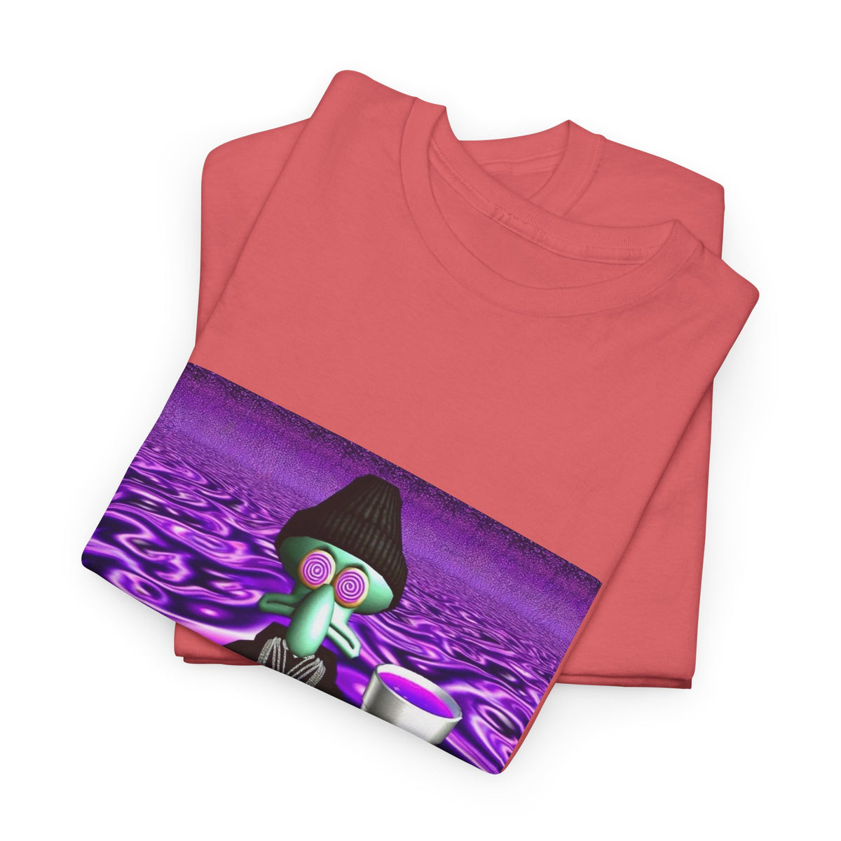 Squidward Sipping Lean In A Purple Haze