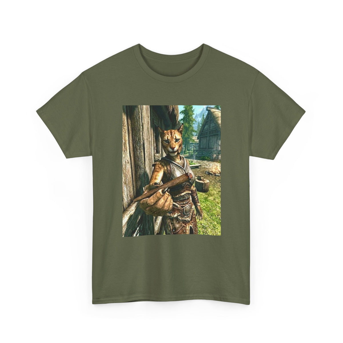 Khajiit Offering A Blunt Tee