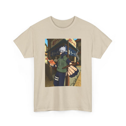 Kakashi Relaxing With Blunt And Book Tee