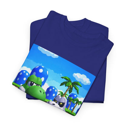 Yoshi And Dry Bones Flipping Off Tee