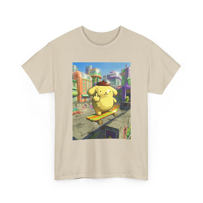 Pompompurin Flipping Bird Skate Park Tee