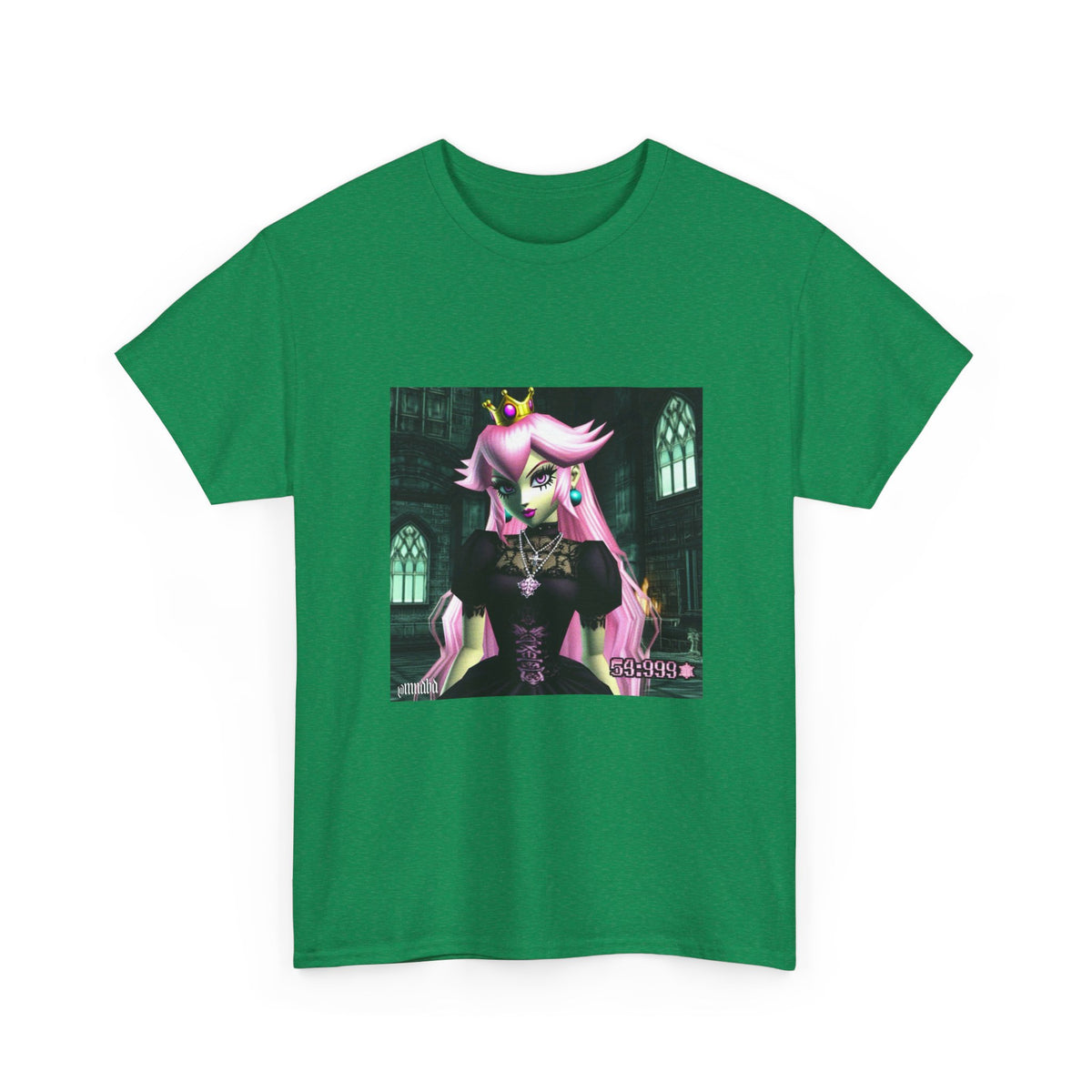 Goth Peach In Haunted Castle Tee