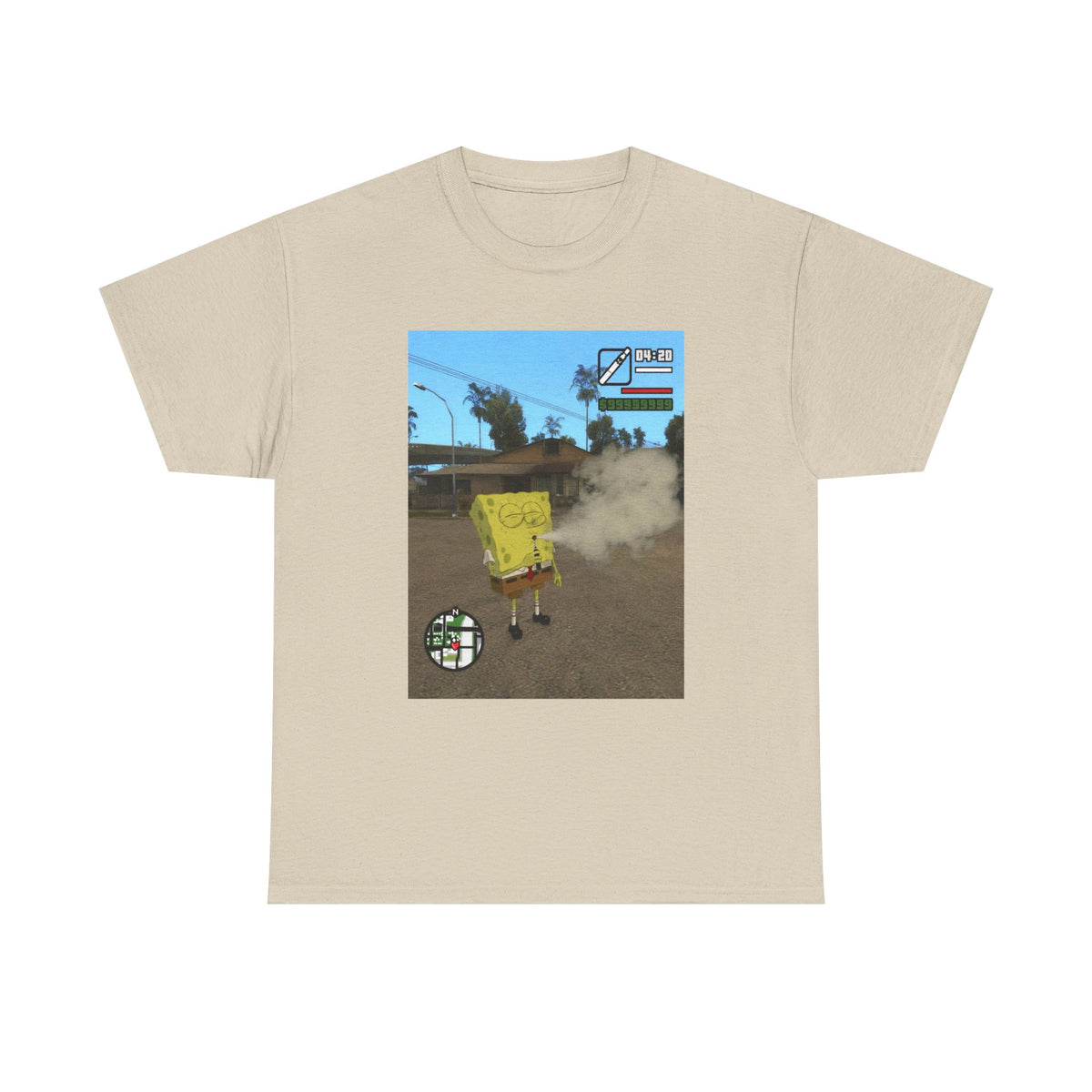 Spongebob 4:20 Grand Theft Auto Street Scene