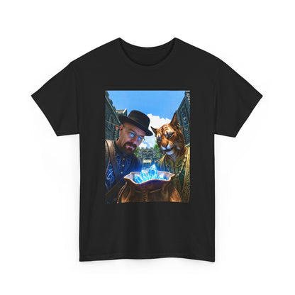 Walter White And Khajiit With Blue Crystals