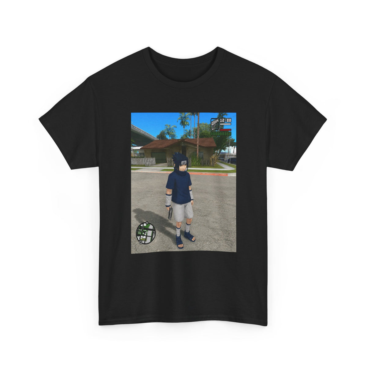 Sasuke Uchiha In San Andreas Tee