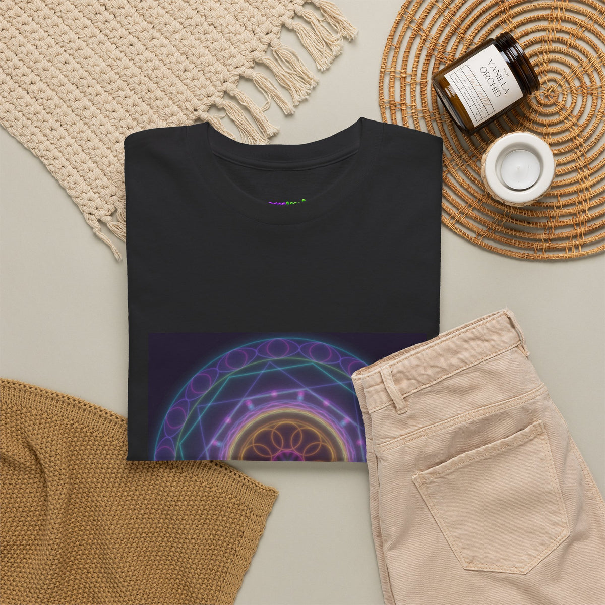Dacwoo drawings — Solar Mandala Glow