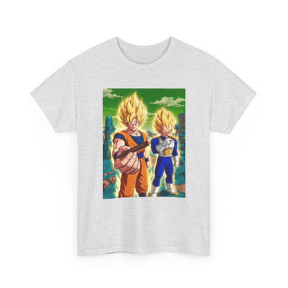 Goku and Vegeta Powering Up With Blunts