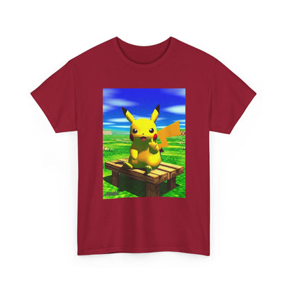 Pikachu Giving The Finger On A Bench
