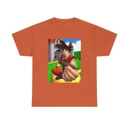 Goku Offers a Blunt at Peach's Castle
