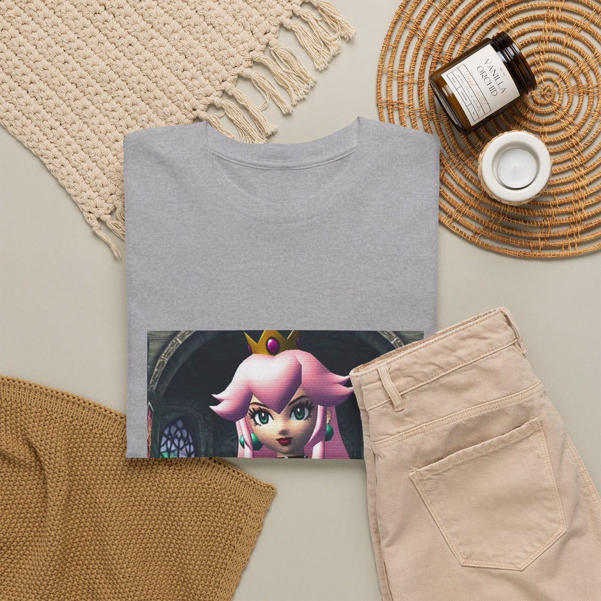 Goth Princess Peach In The Castle Tee