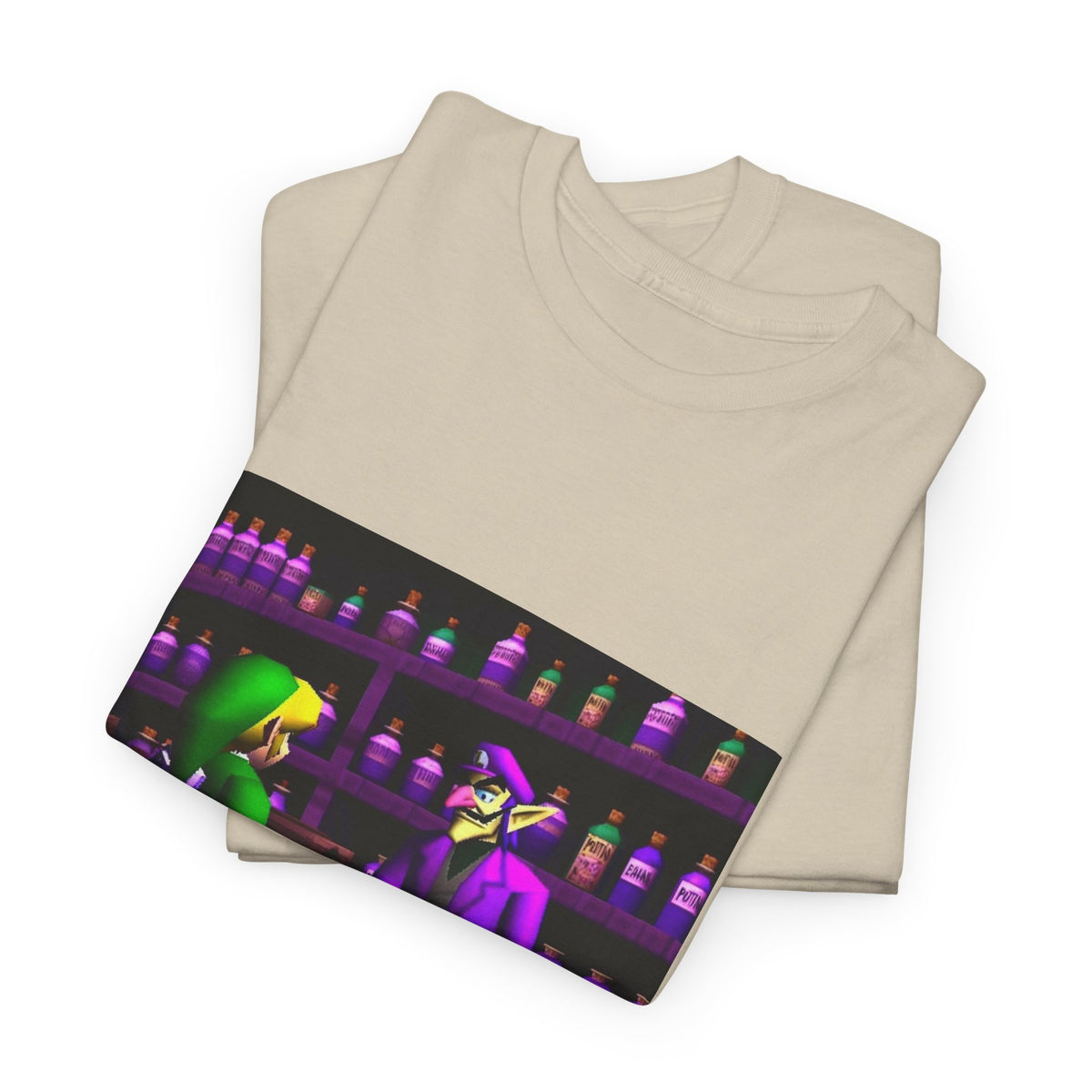 Link Gets Lean From Waluigi Tee