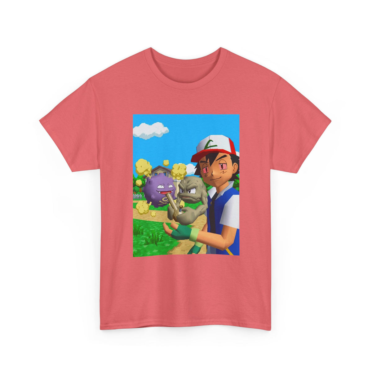 Ash, Geodude, Koffing Get High