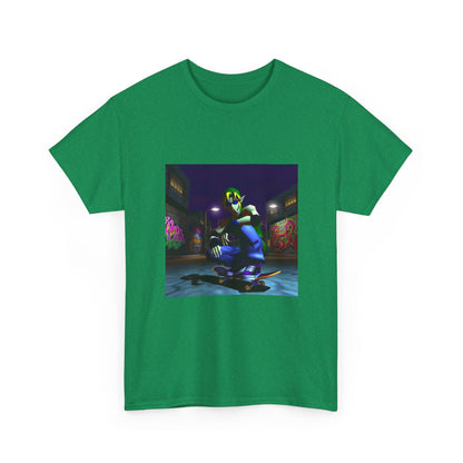 Skater Link Smoking In Neon Alley Tee