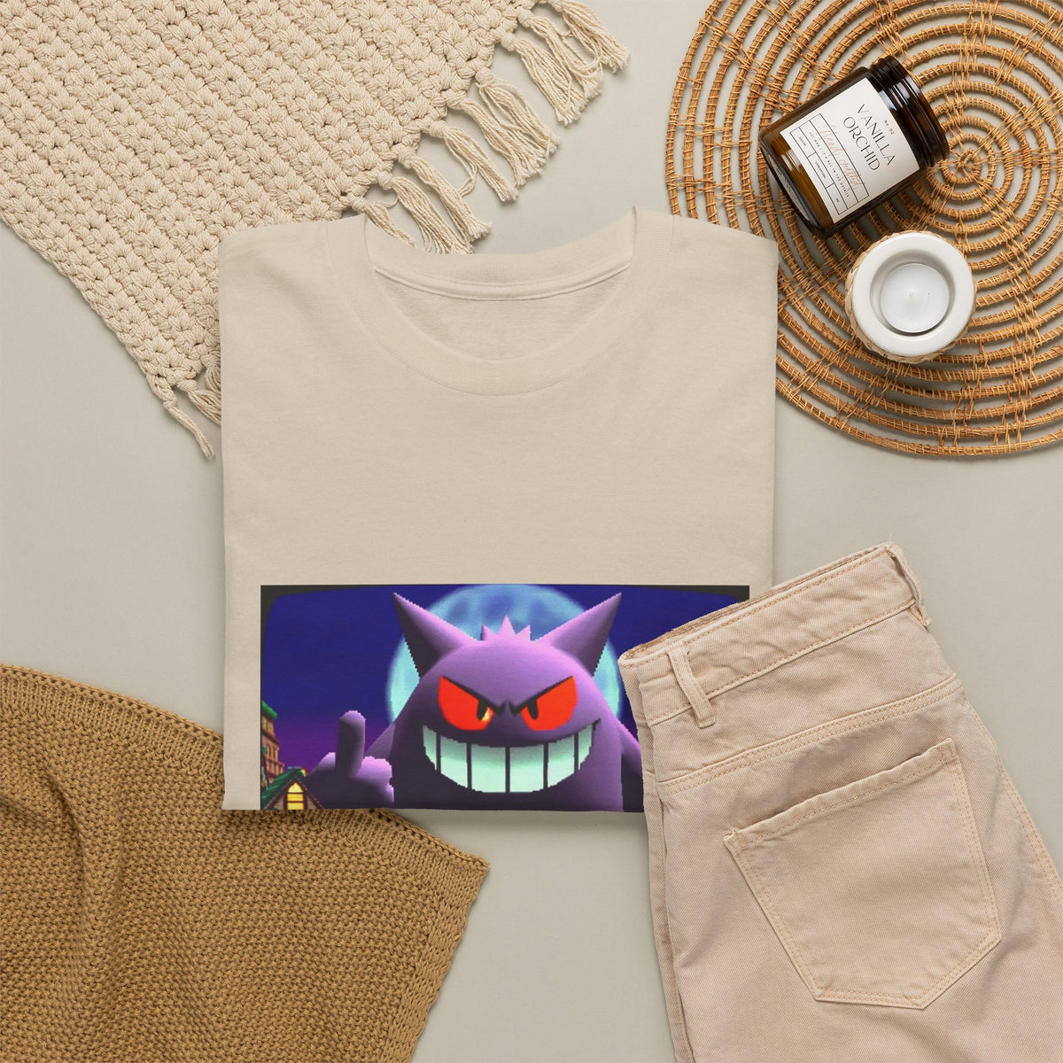 Gengar Flipping Off Villager Tee