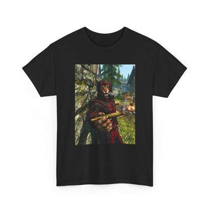 Khajiit Smoking Blunt In Skyrim Tee
