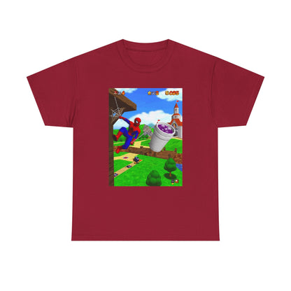 Spiderman Swinging With A Lean Cup Tee