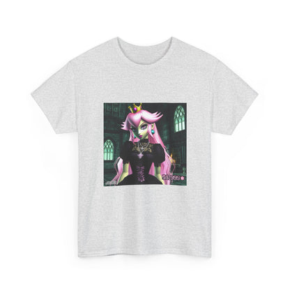 Goth Peach In Haunted Castle Tee