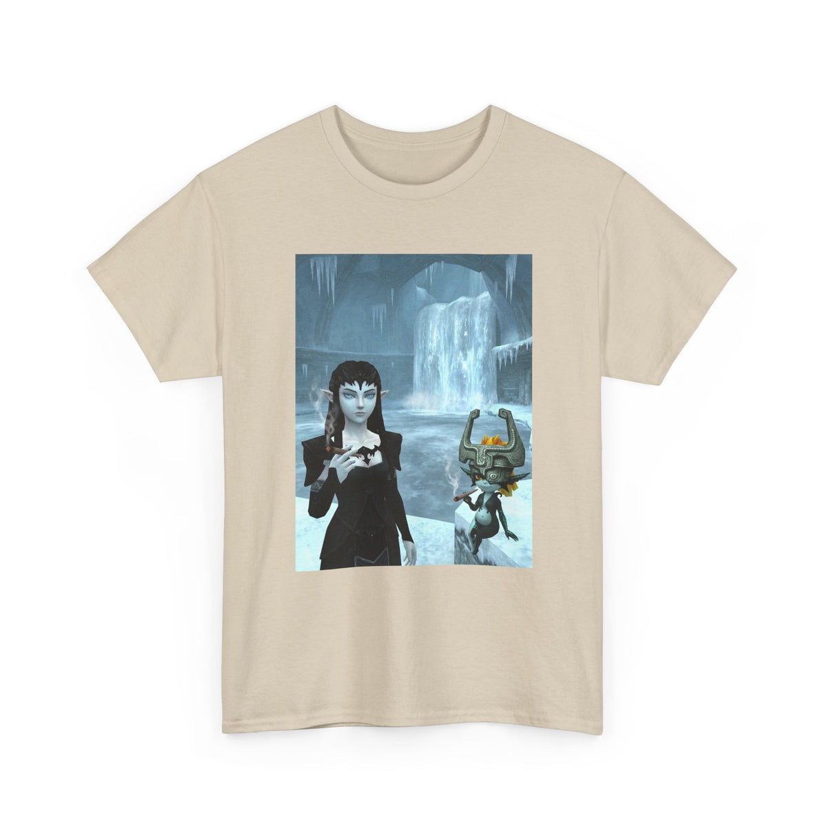 Zant And Midna Smoking In Snowpeak Ruins