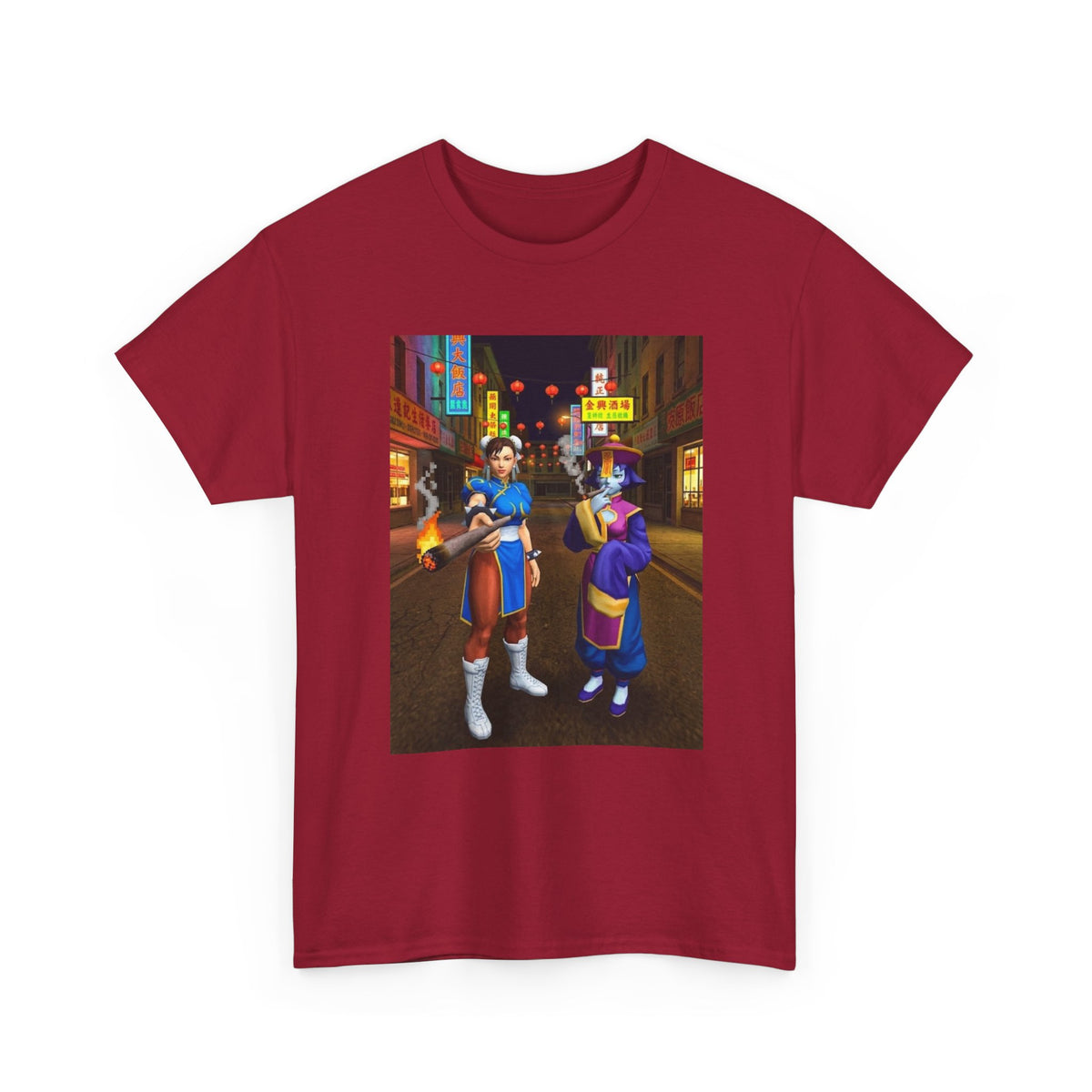 Chun-Li And Hsien-Ko Getting High In Chinatown