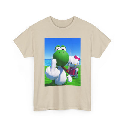 Yoshi Giving Finger And Hello Kitty Bong Rip