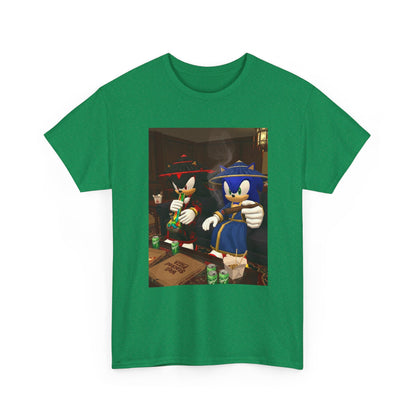 Shadow and Sonic Smoking Chill Tee