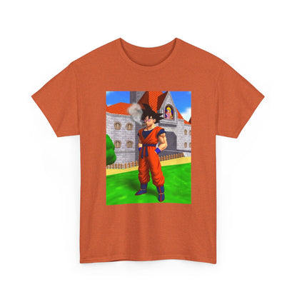 Goku Blazing Outside Peach's Castle Tee