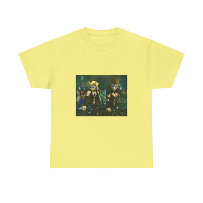 Princess Peach and Zelda DJing with Friends Tee